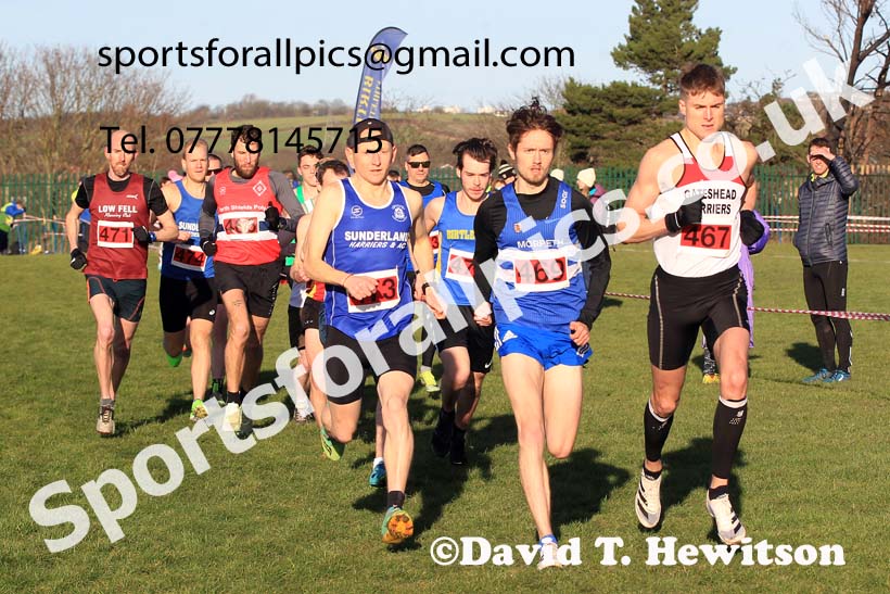 Senior Mens 2023 Birtley Cross Country Relays, County Durham. Photo: David T. Hewitson/Sports for All Pics